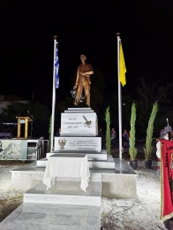Τελετή Αποκαλυπτηρίων Μνημείου του Εθνομάρτυρα Νίκου Καπετανίδη